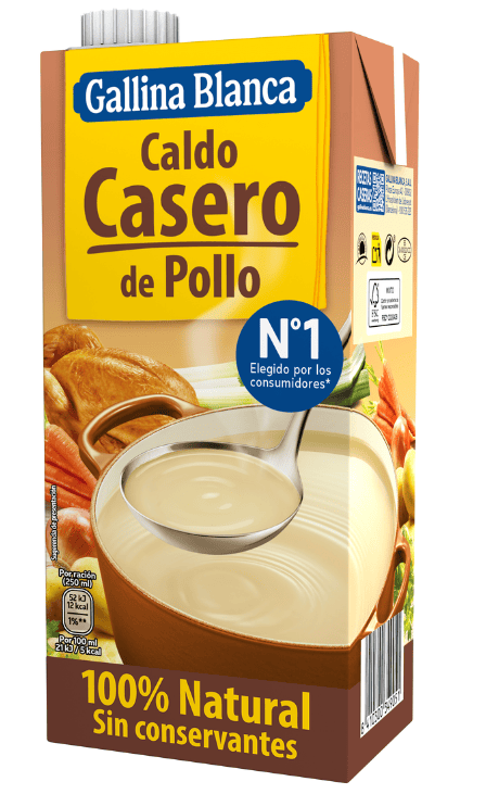 Caldo Casero De Pollo Gallina Blanca 1Litre