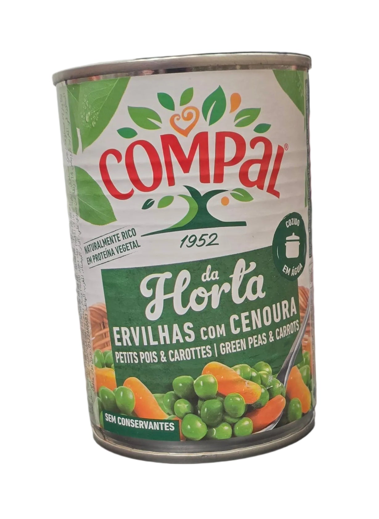 Compal Ervilhas com Cenoura 410g