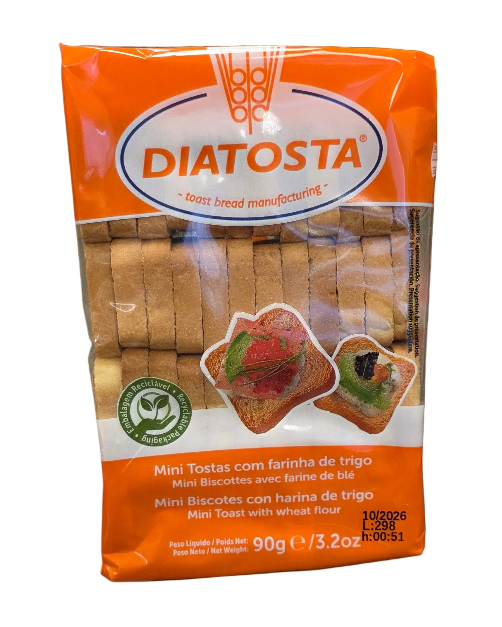 Diatosta Mini Tostas 90g
