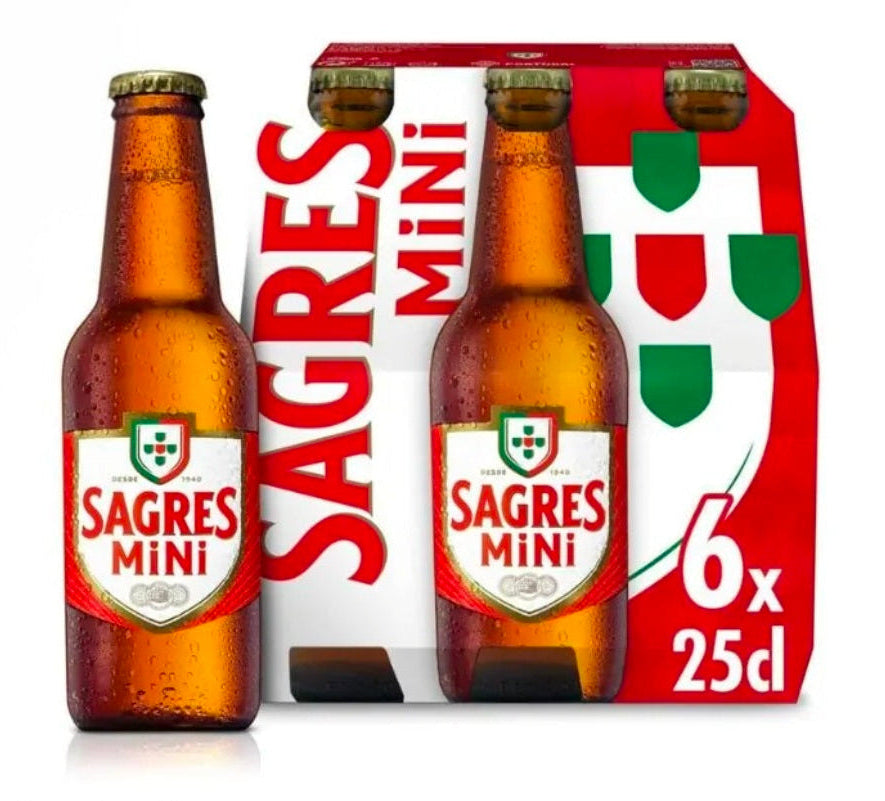 Sagres Mini Cerveja pack 6 25cl