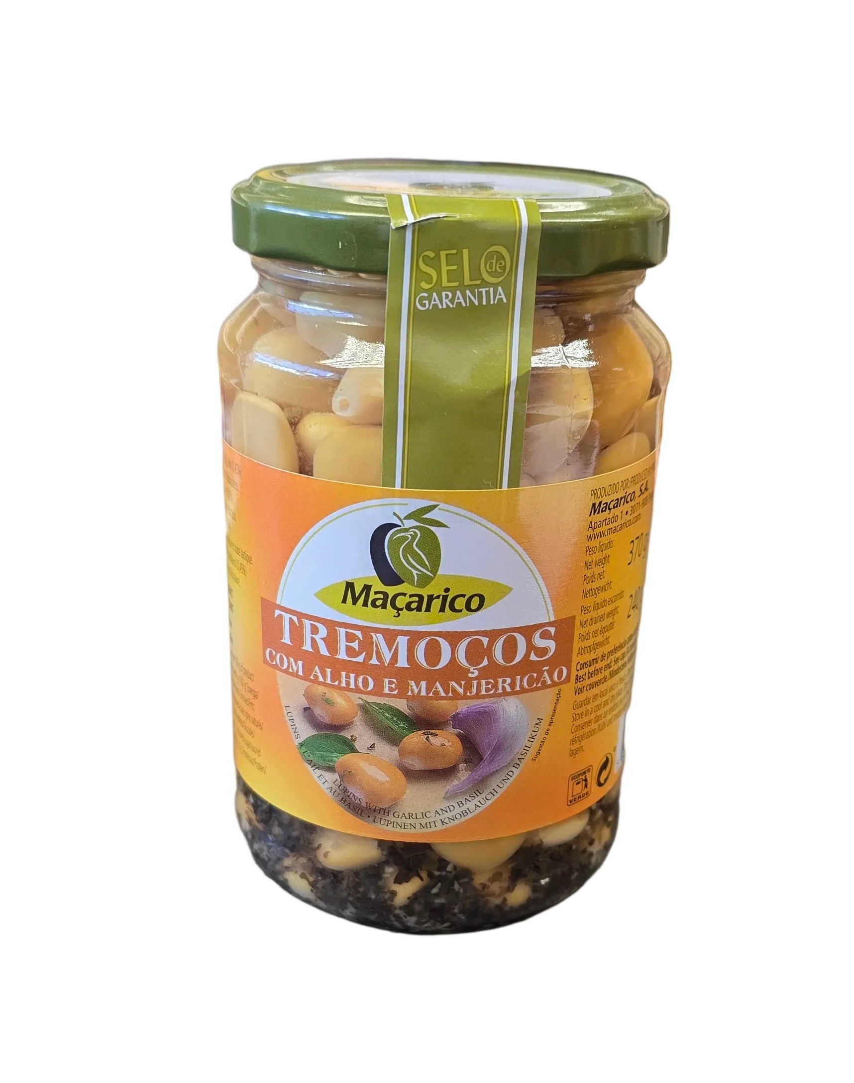 Maçarico Tremoços Alho e Manjericão 370g