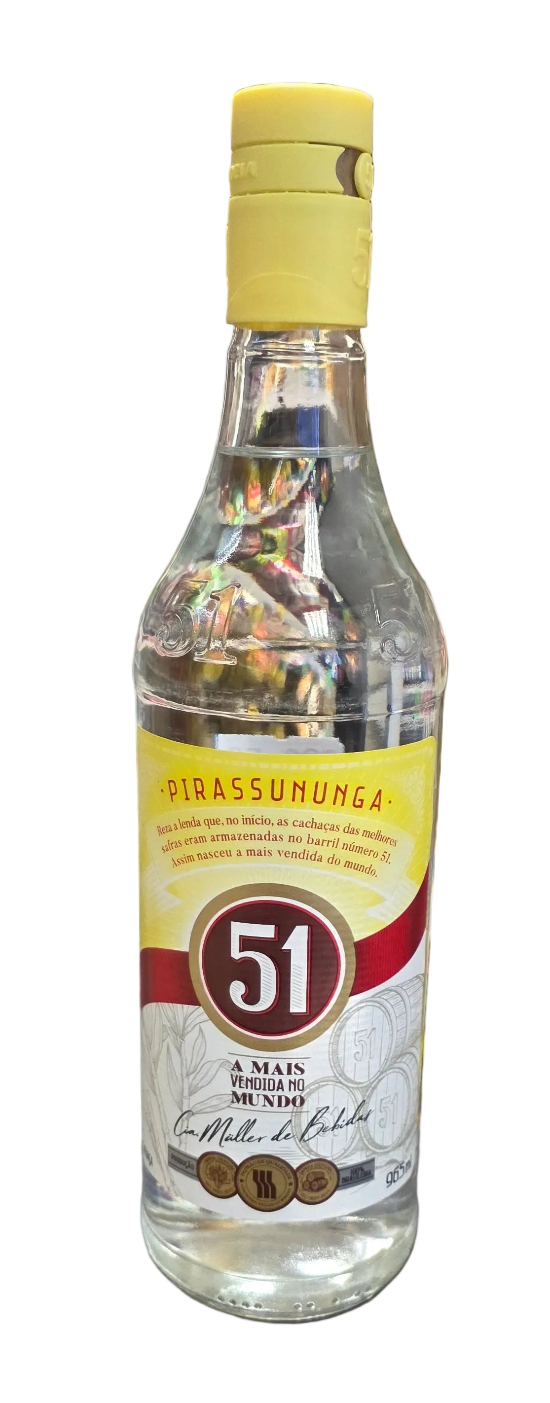 Cachaça 51 Pirassununga 39% vol. 965ml