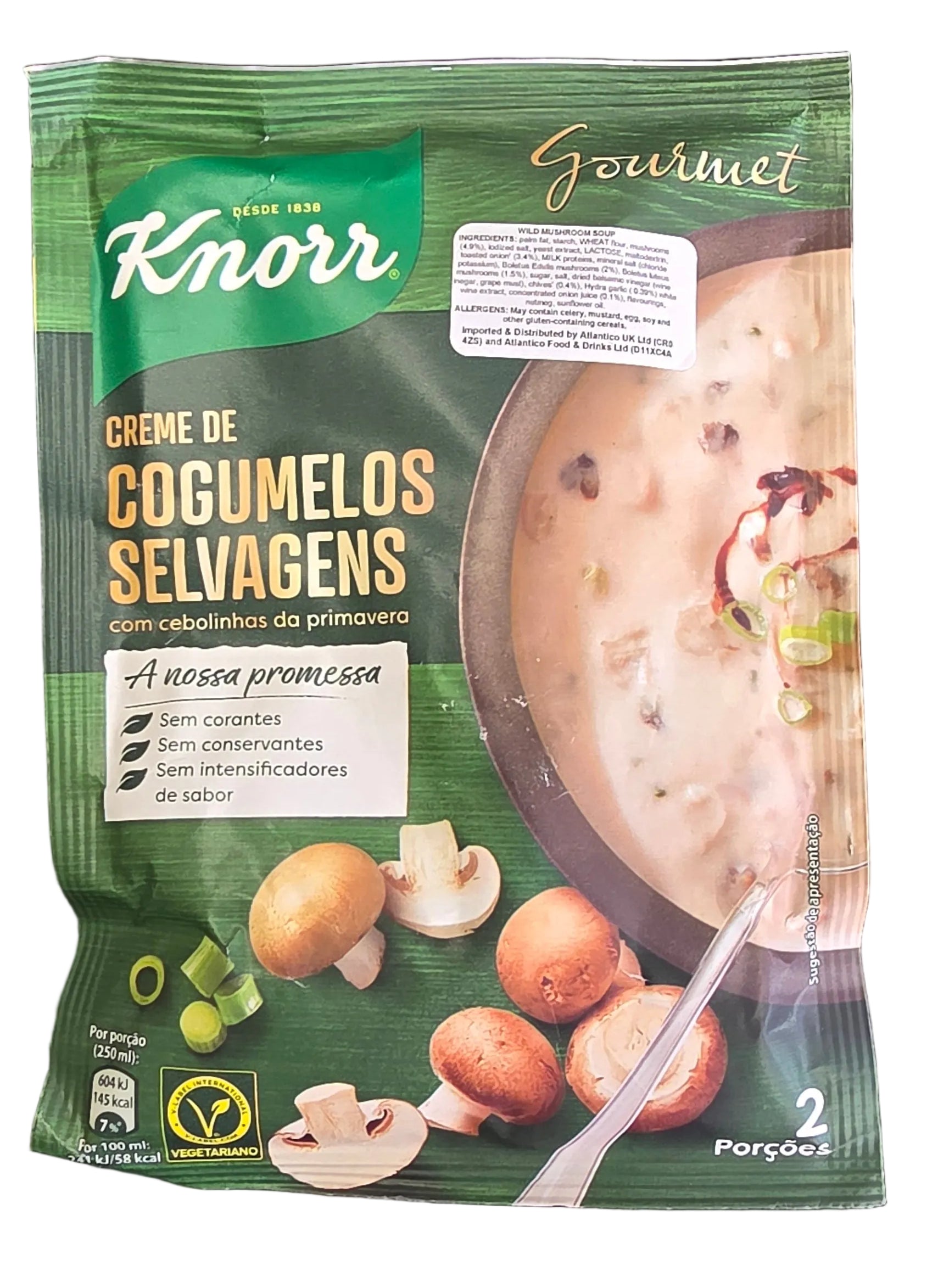 Knorr Creme De Cogumelos Selvagens Gourmet 61g