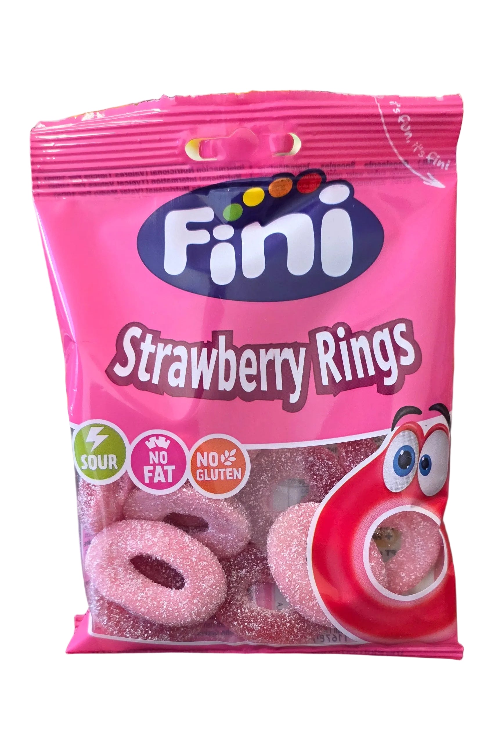 Fini Strawberry Rings 90g