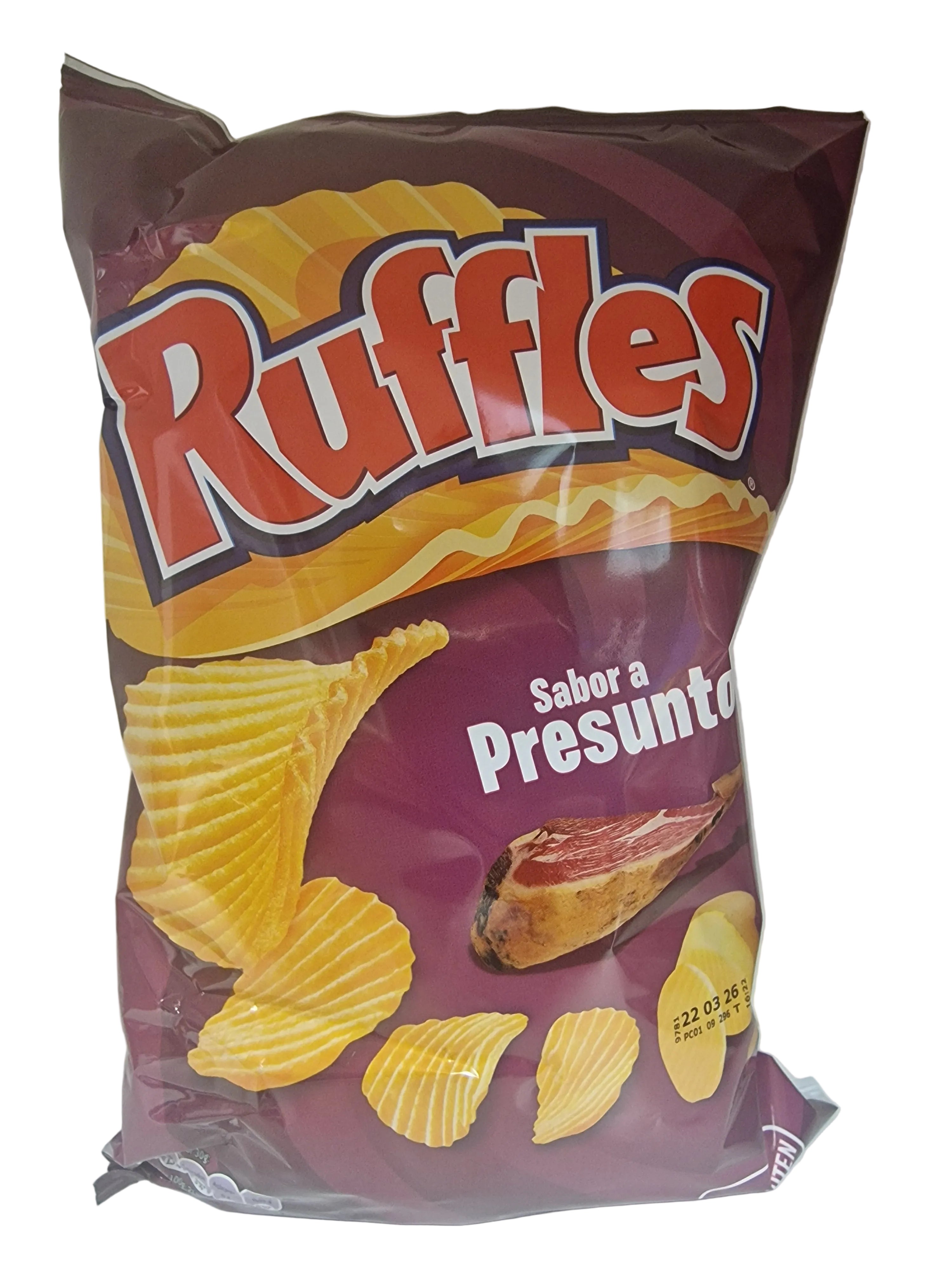 Ruffles Ham Presunto Crisps 150g