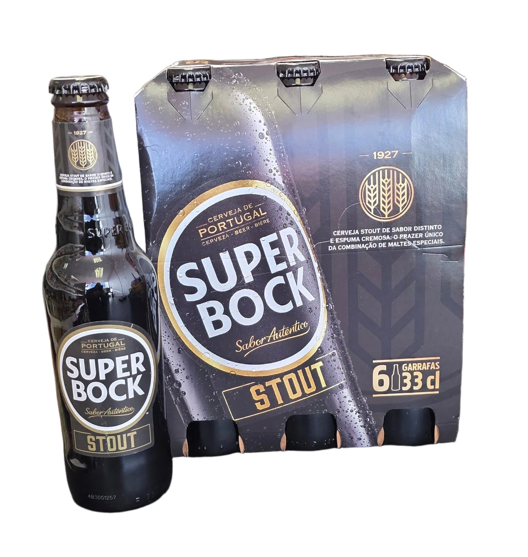 Super Bock Stout Cerveja pack 6 33cl