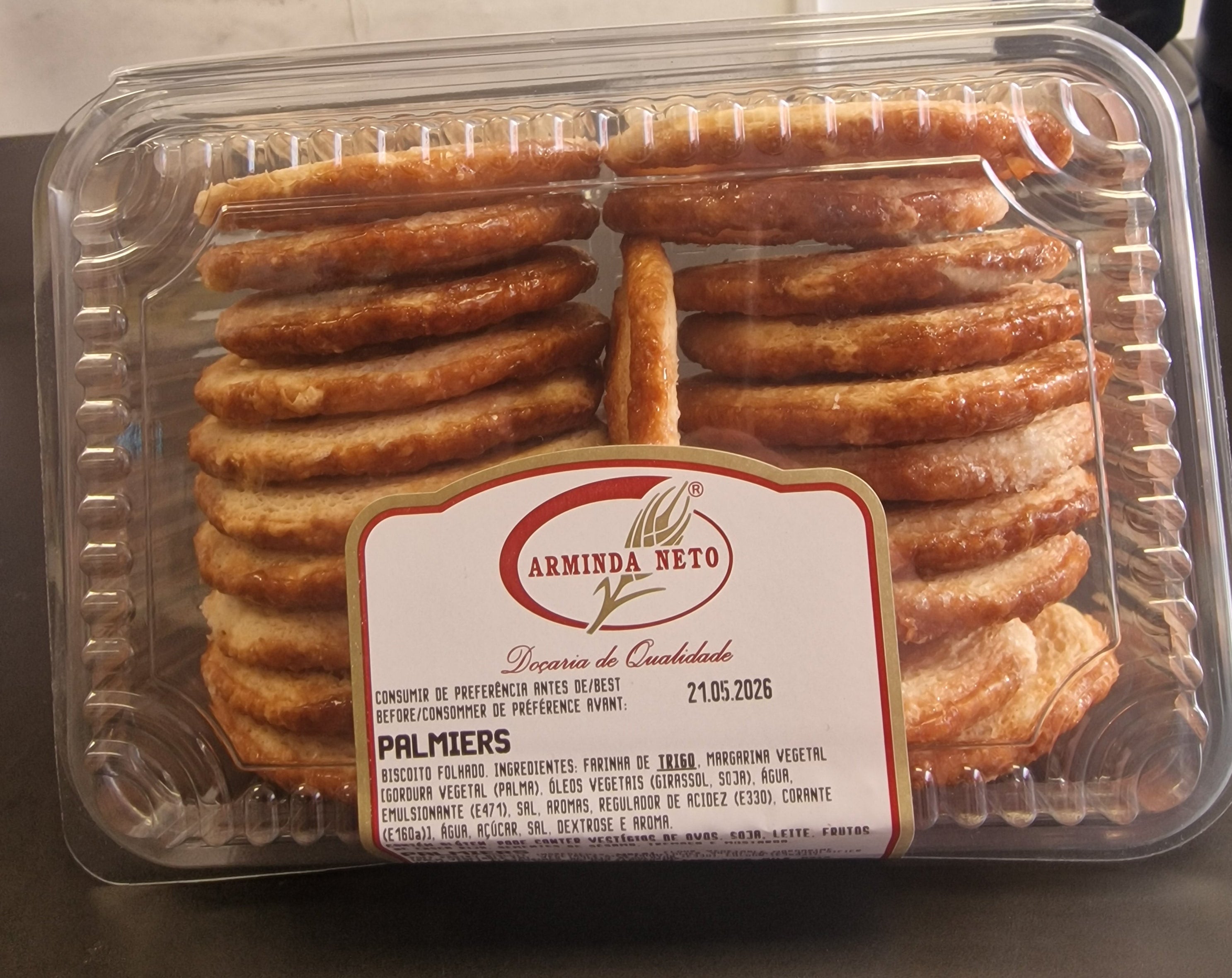 Arminda Neto Palmiers 250g