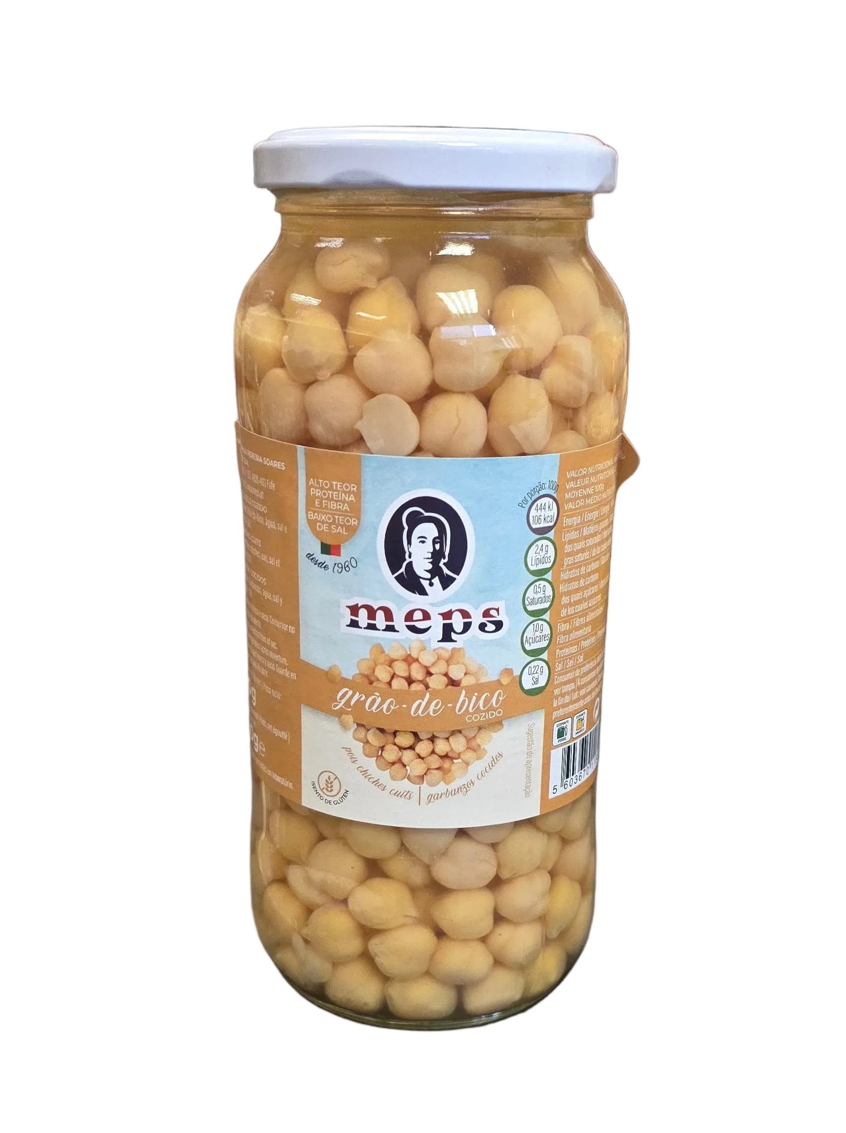 Meps Grão-de-Bico Frasco 570g