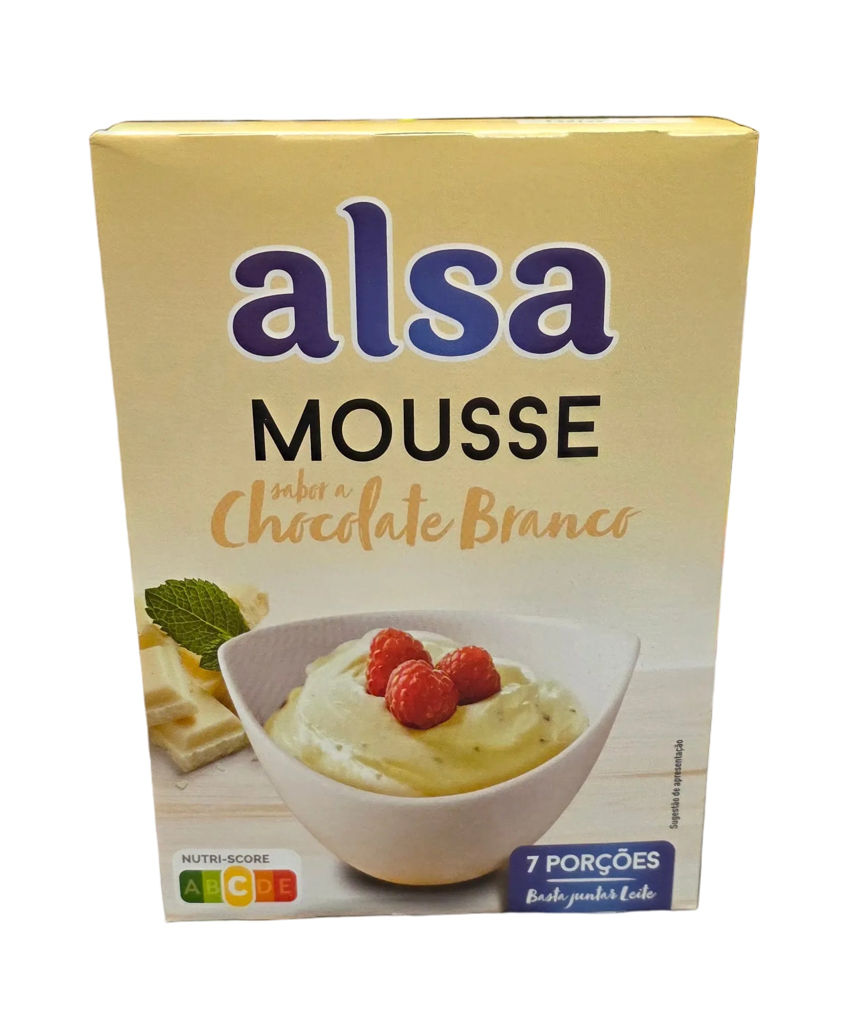 Alsa Mousse Chocolate Branco 133g