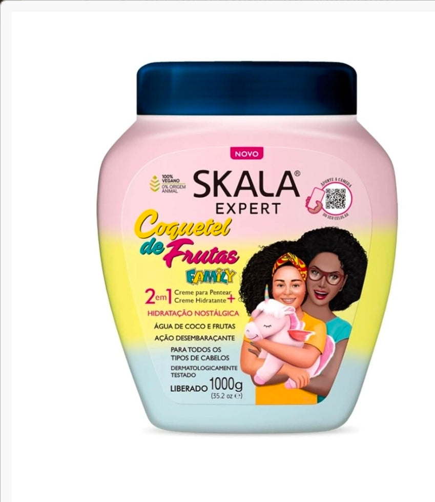 SKALA Coquetel de Frutas Hair Cream Hair Treatment Conditioning (1000g)