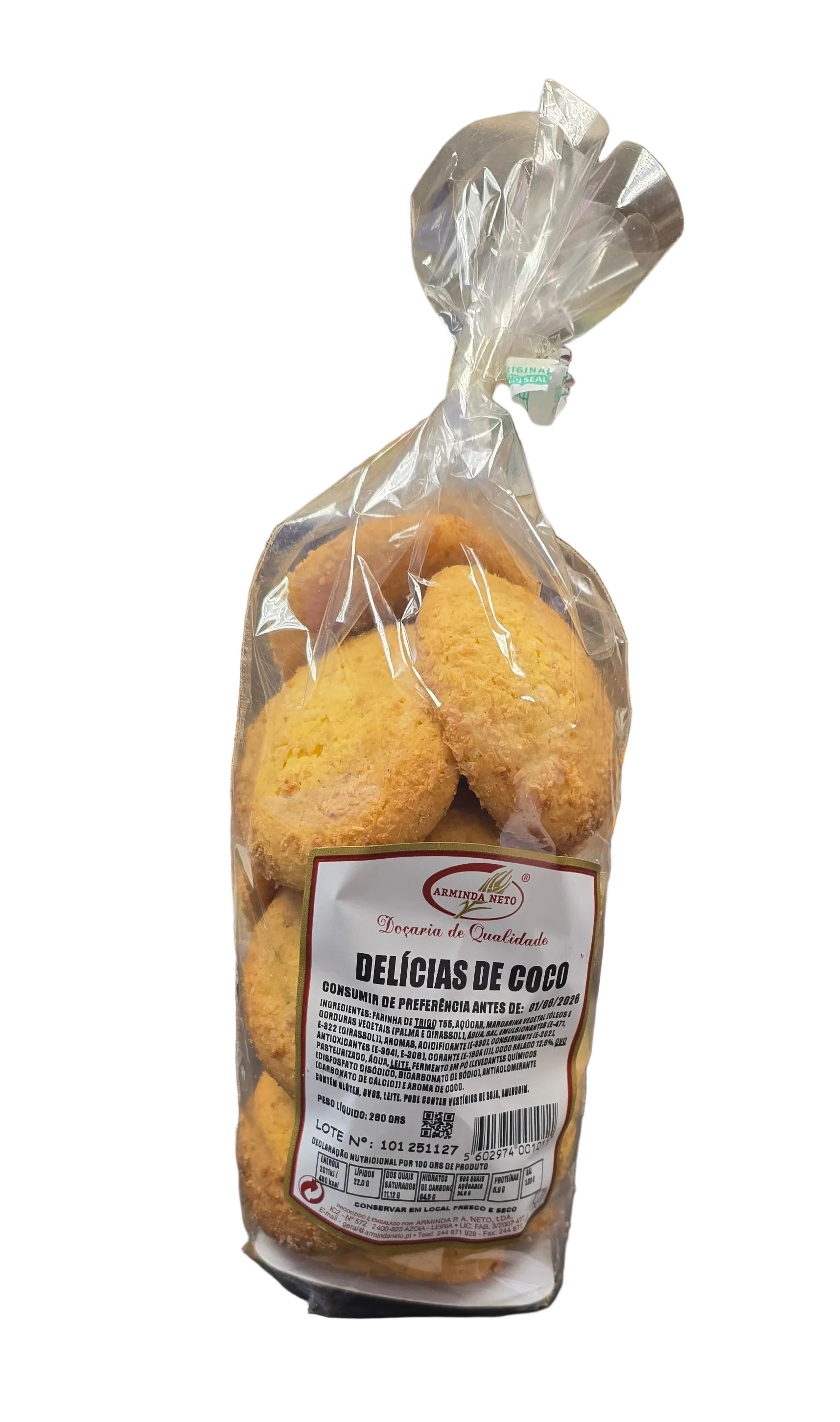Arminda Neto Delícias de Coco 280g