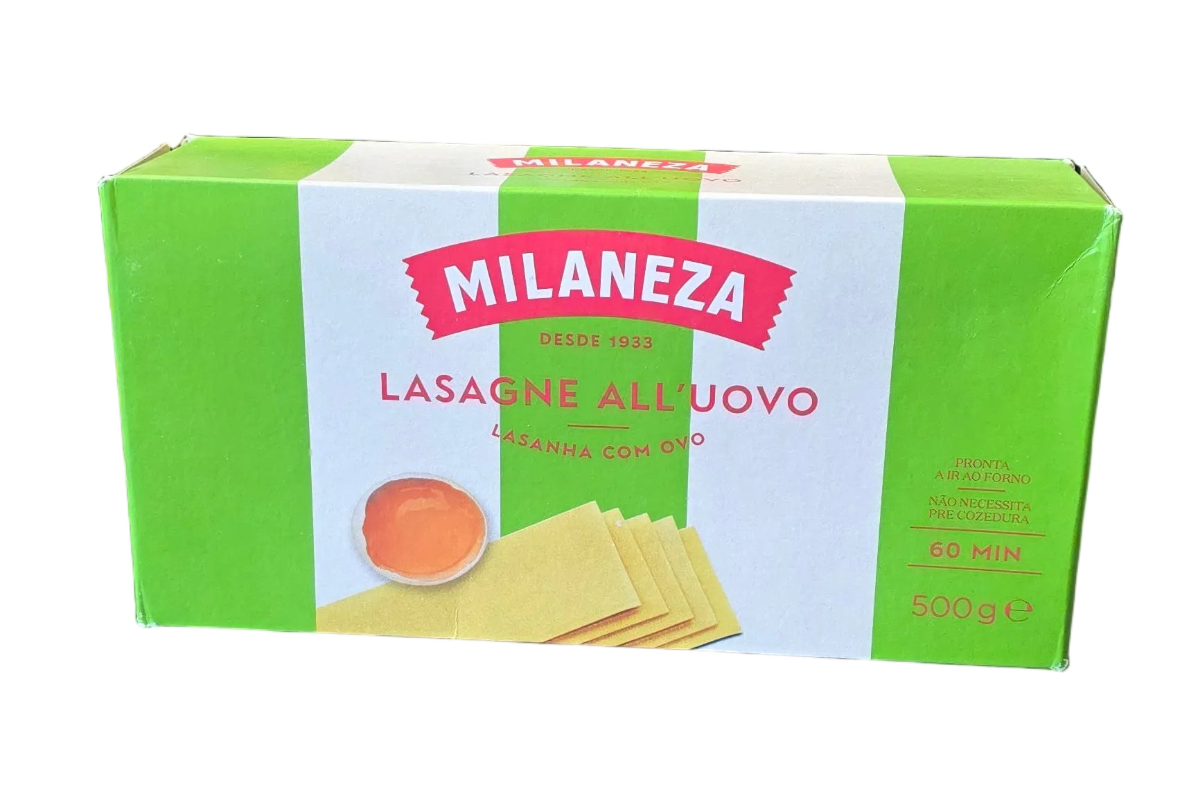 Milaneza Lasanha com Ovo 500g