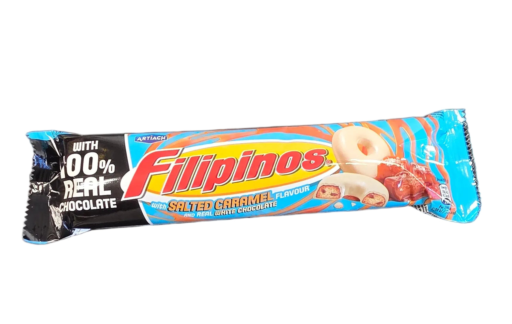 Filipinos Salted Caramel And Real White Chocolate Biscuits 118g