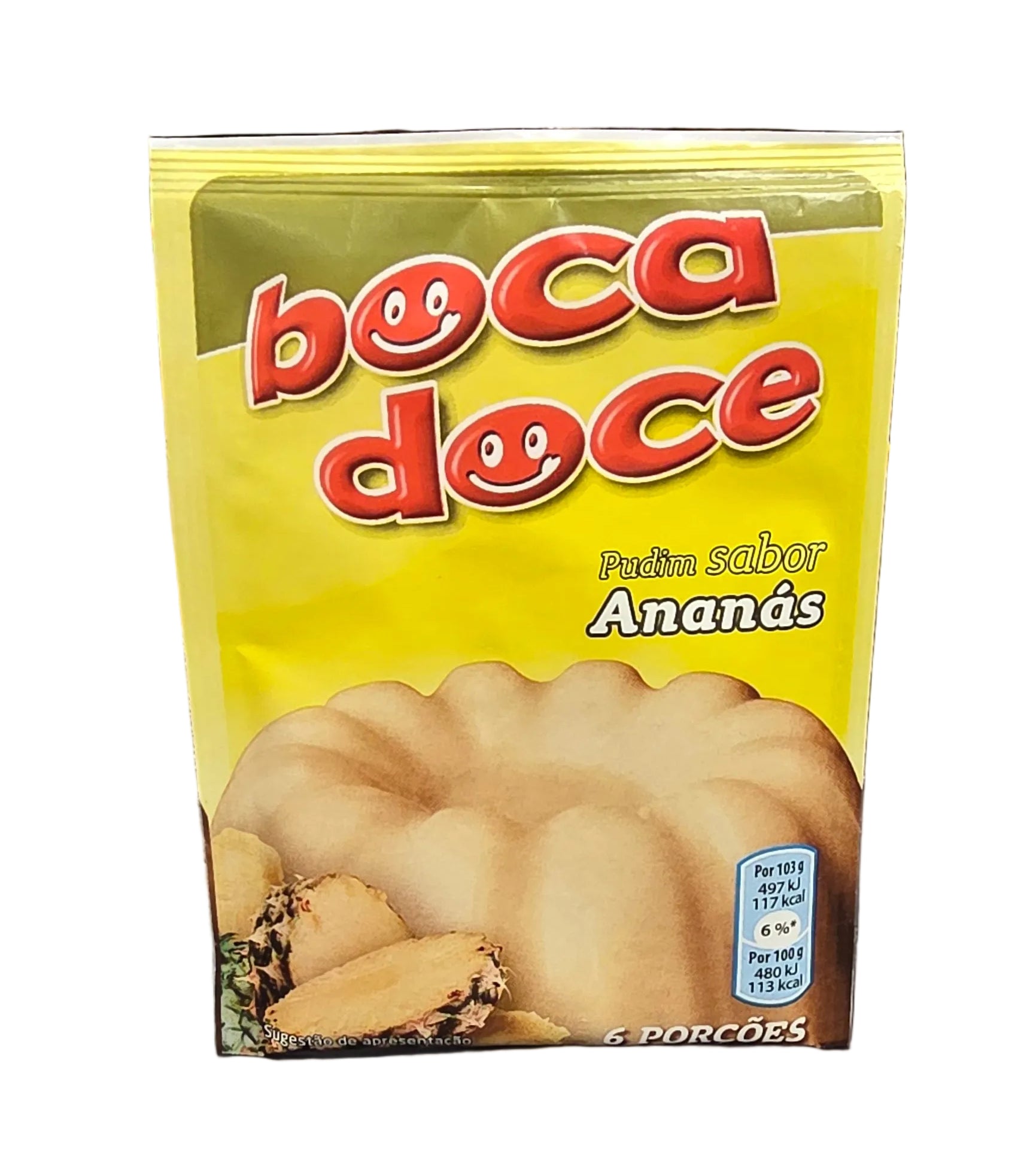 Boca Doce Pudim Ananás 22g