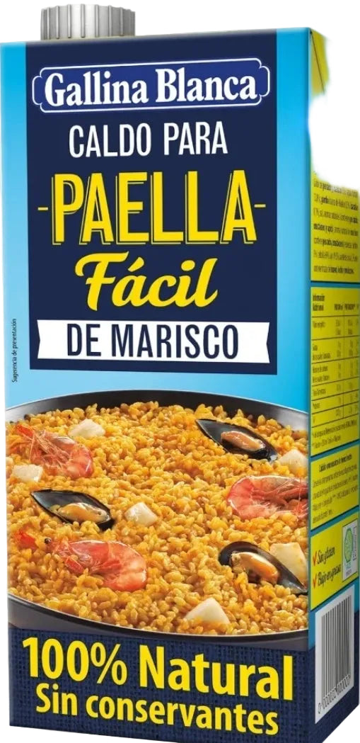Caldo Casero De Paella Gallina Blanca 1Litre
