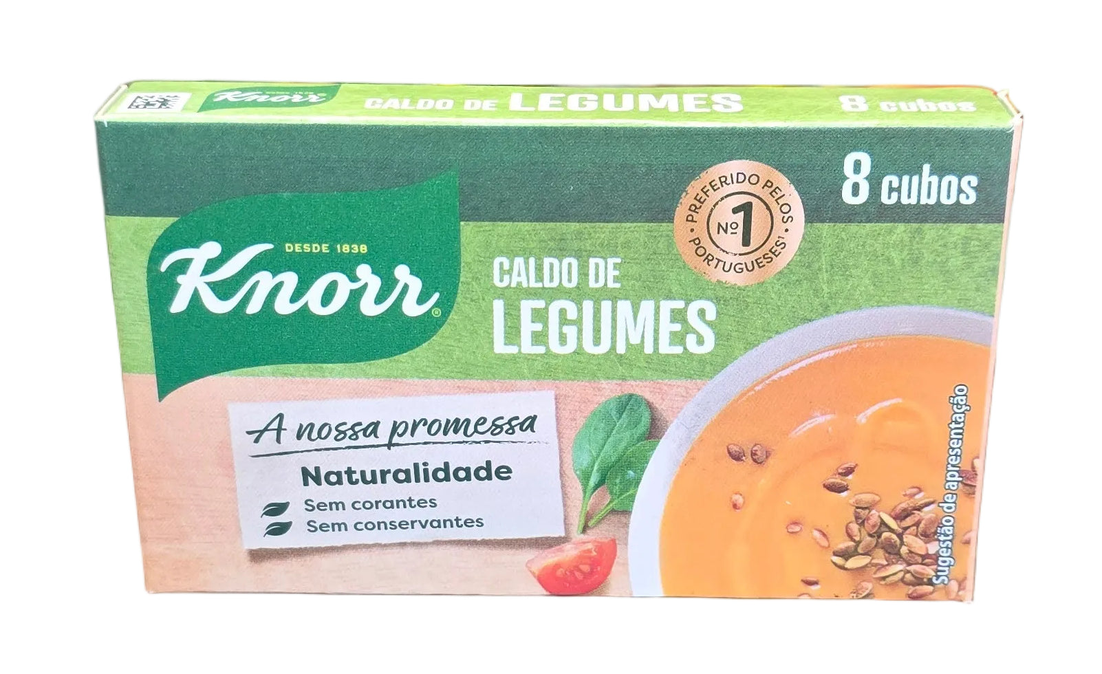 Knorr 8 Cubos Caldo de Legumes 80g
