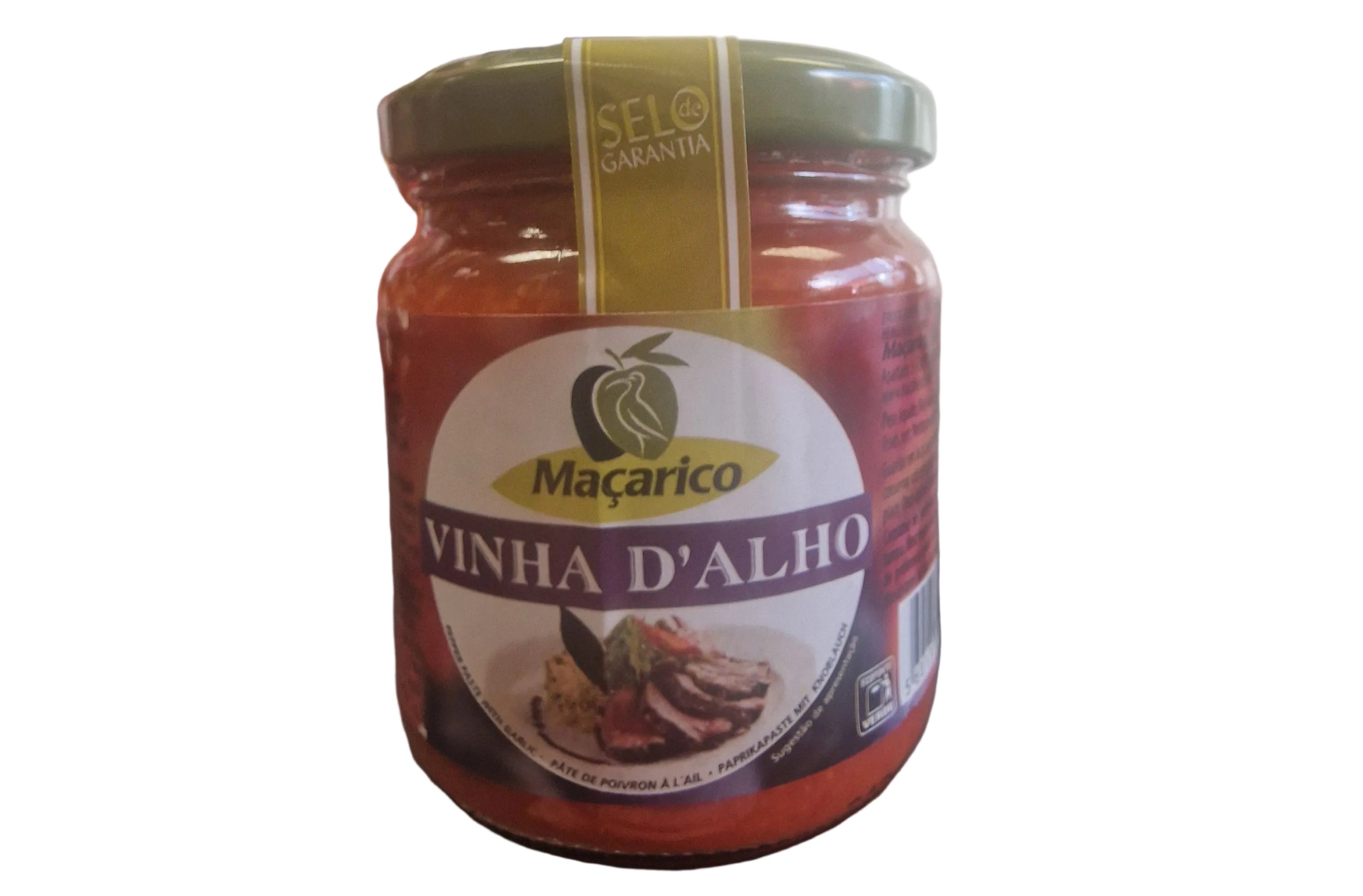 Macarico Wine & Garlic sauce Vinha de alho 200g