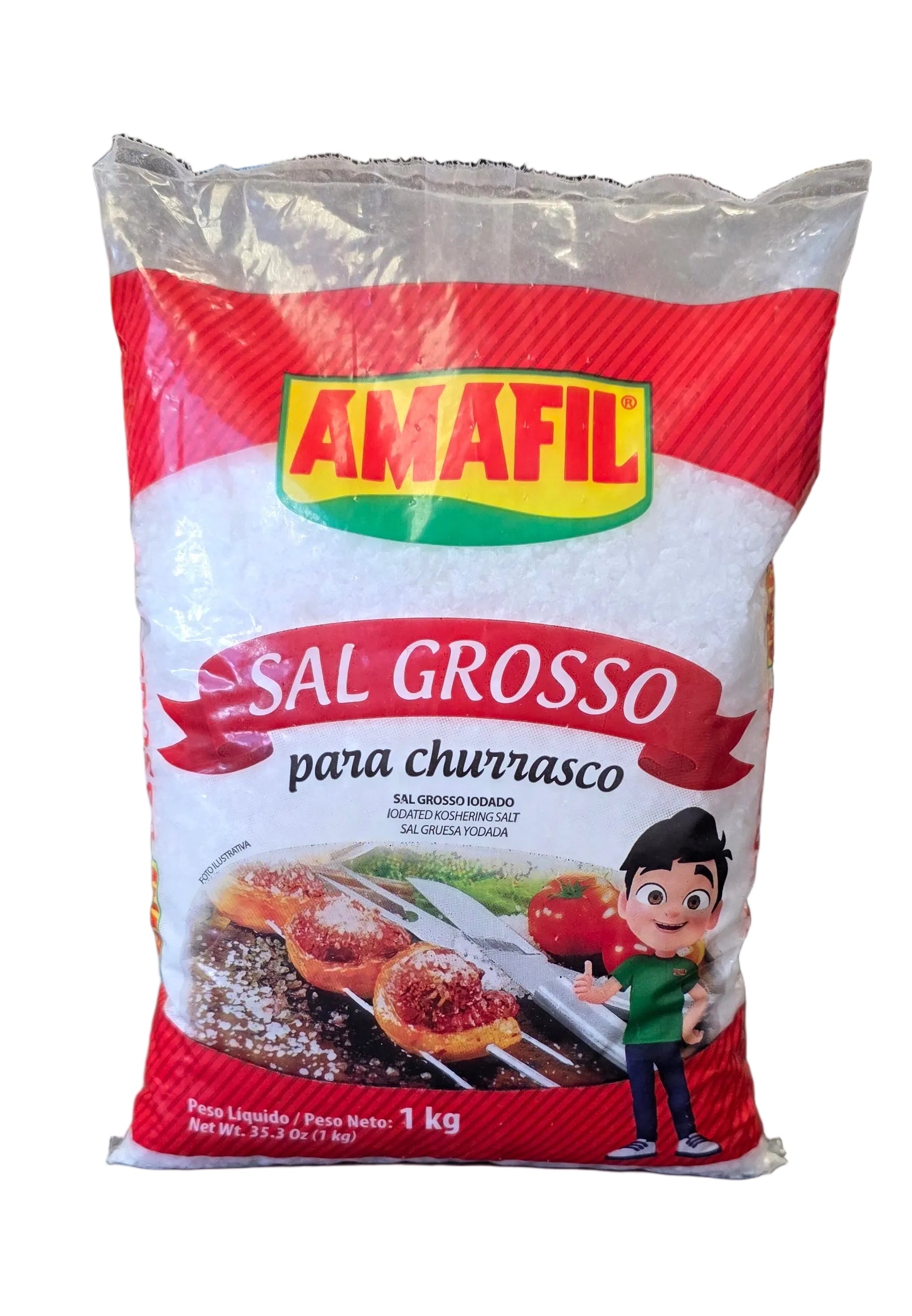 Amafil Sal Grosso Churrasco 1kg