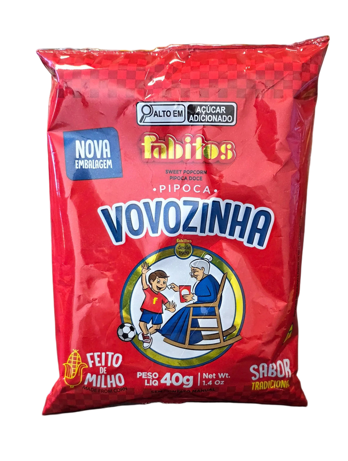 Vovozinha Pipoca doce 40g