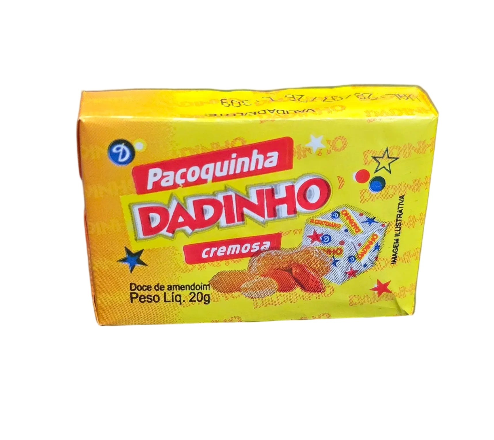 Paçoquinha Dadinho Quadrada 20g