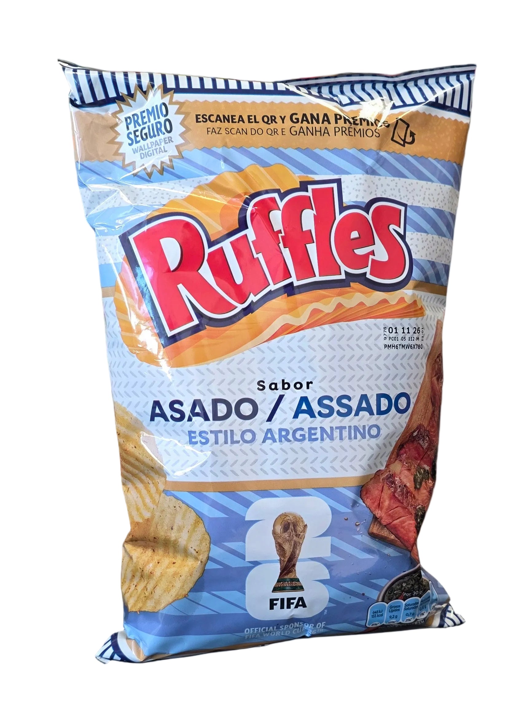 Ruffles Argentina Assado Crisps 140g