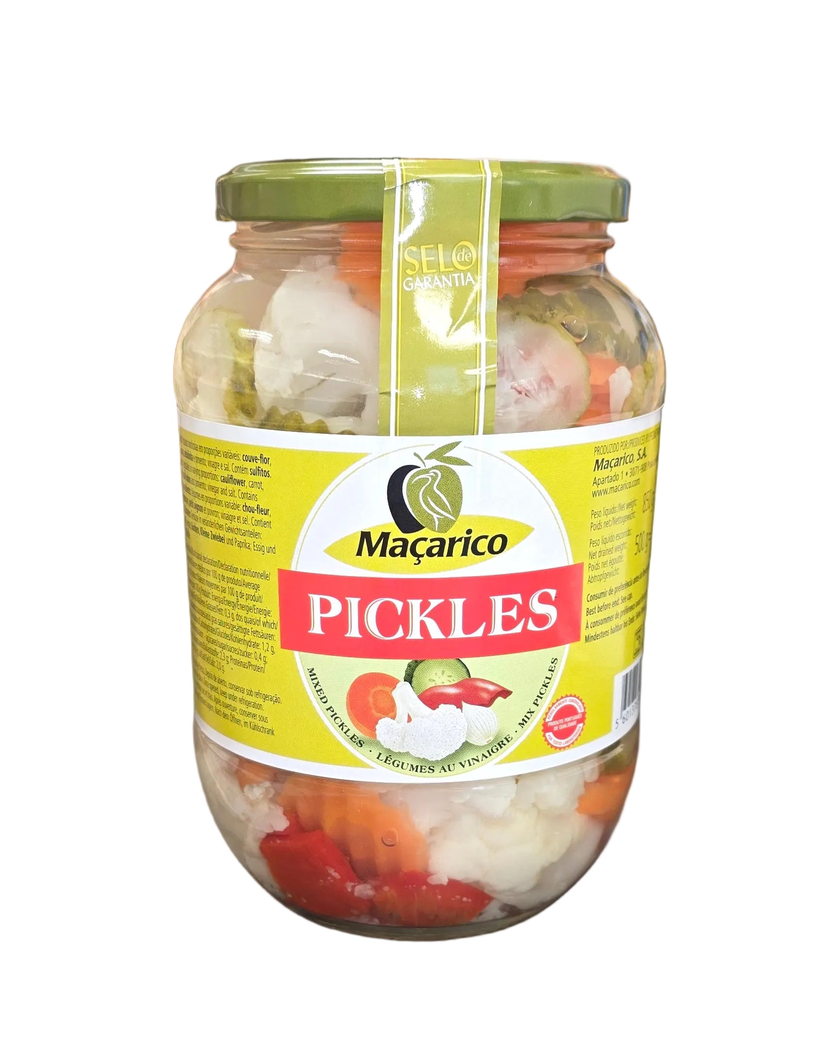 Maçarico Pickles 850g
