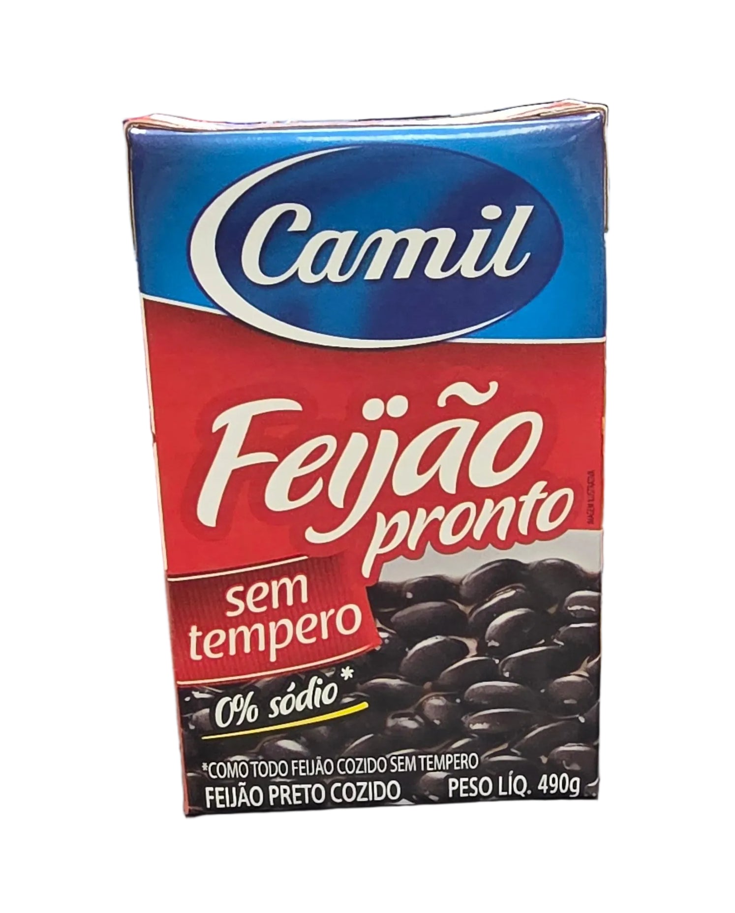 Camil Feijão Preto Pronto 490g