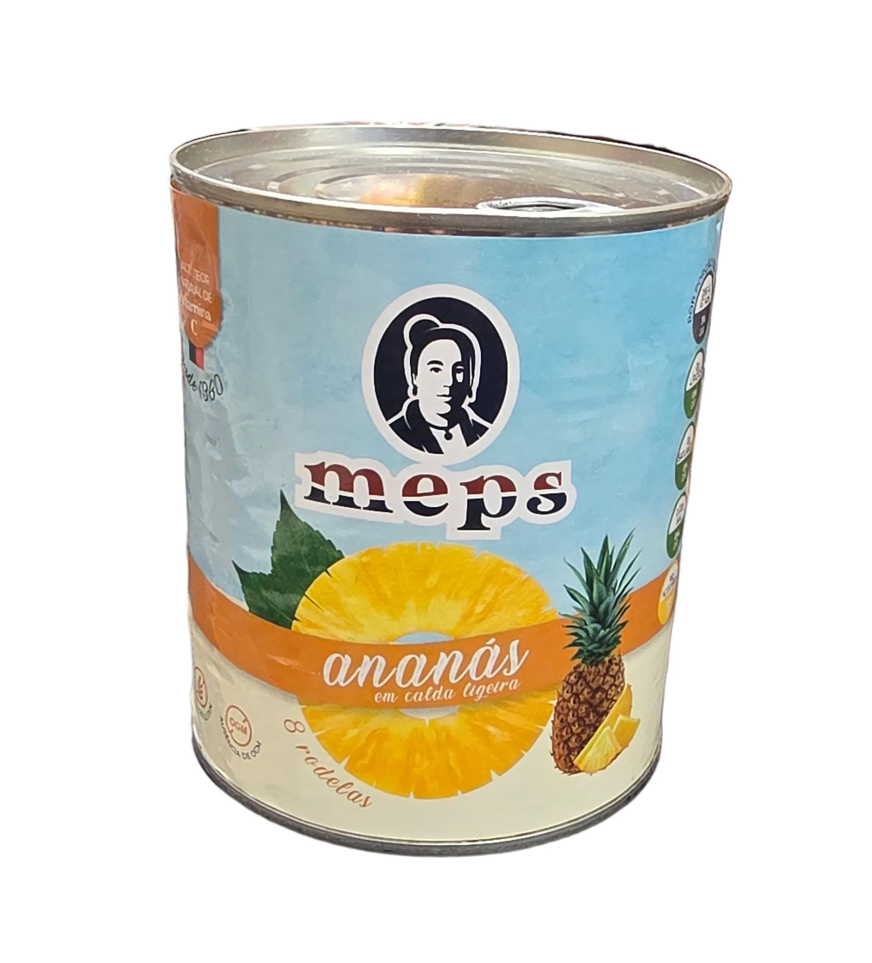 Meps Rodelas Ananás em Calda 825g