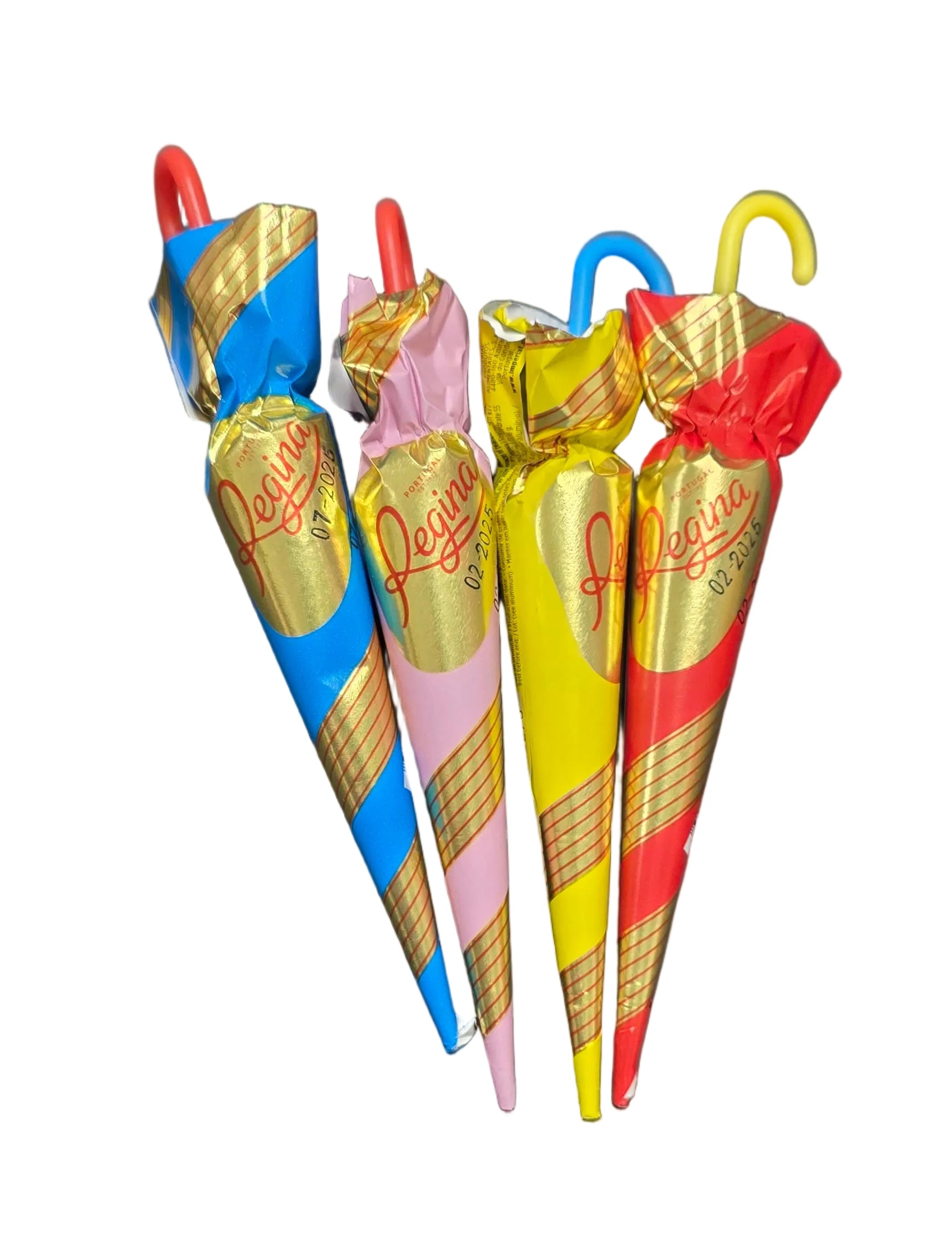 Regina Sombrinhas de Chocolate 15g Pack 4